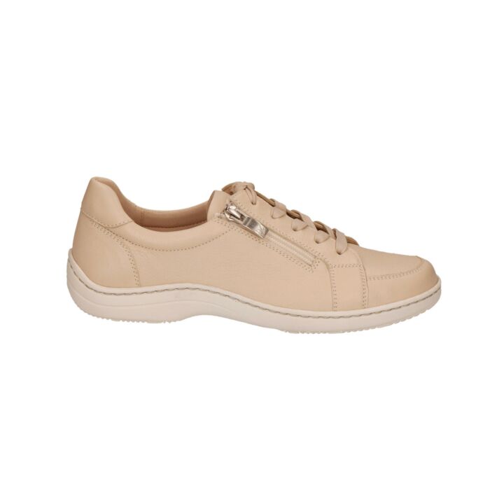 Caprice Schnürschuh aus weichem Nappaleder, sand, 40 von Caprice