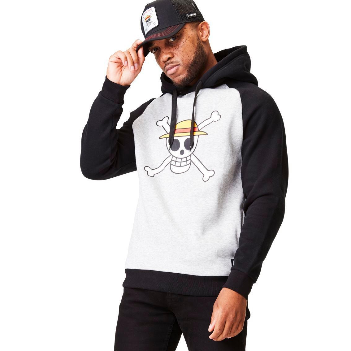 Sweatshirt - One Piece - Skull Herren Schwarz M von Capslab