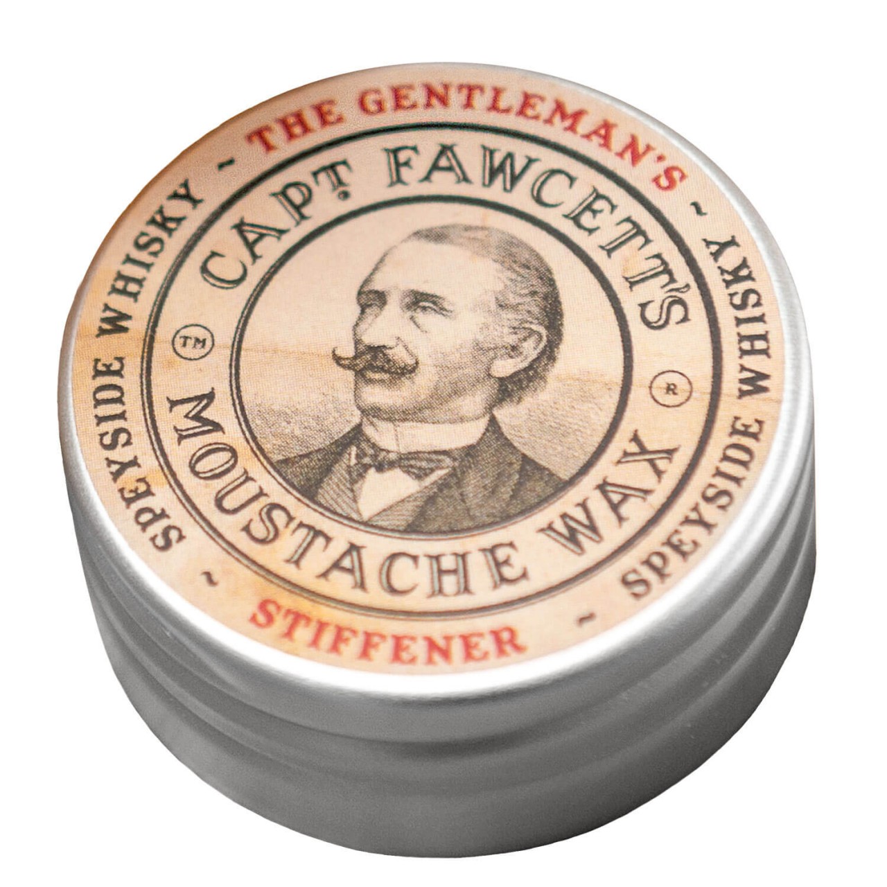 Capt. Fawcett Care - Gentleman's Stiffener Malt Whisky Moustache Wax von Captain Fawcett