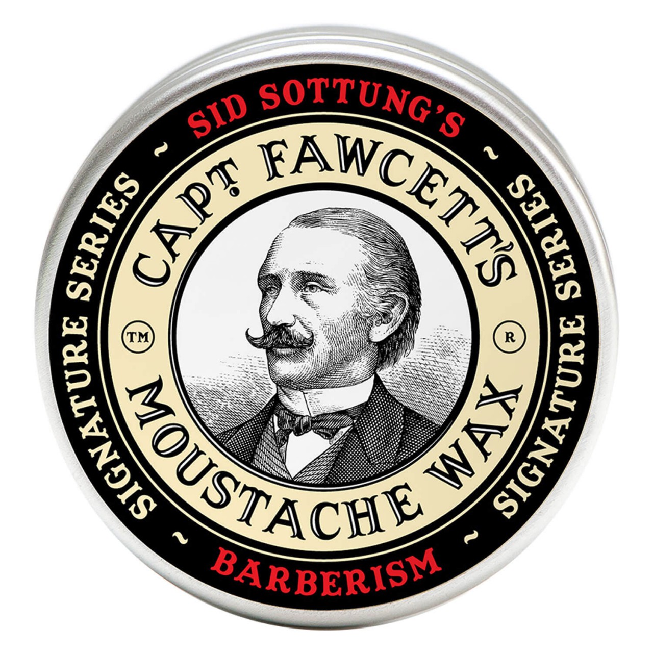 Capt. Fawcett Care - Sid Sottung's Barberism Moustache Wax von Captain Fawcett