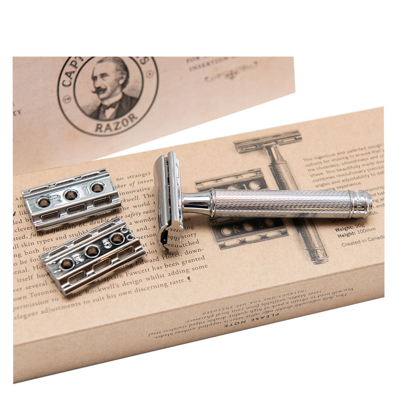 Capt. Fawcett Tools - Fully Adjustable Double Edge Razor von Captain Fawcett