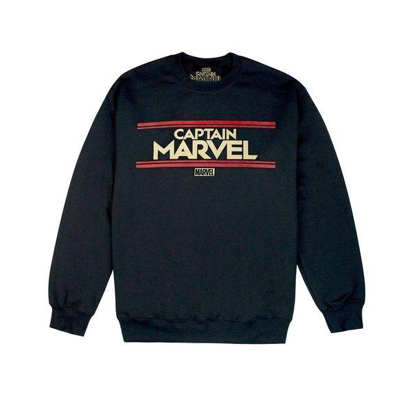 Sweatshirt Damen Schwarz L von Captain Marvel