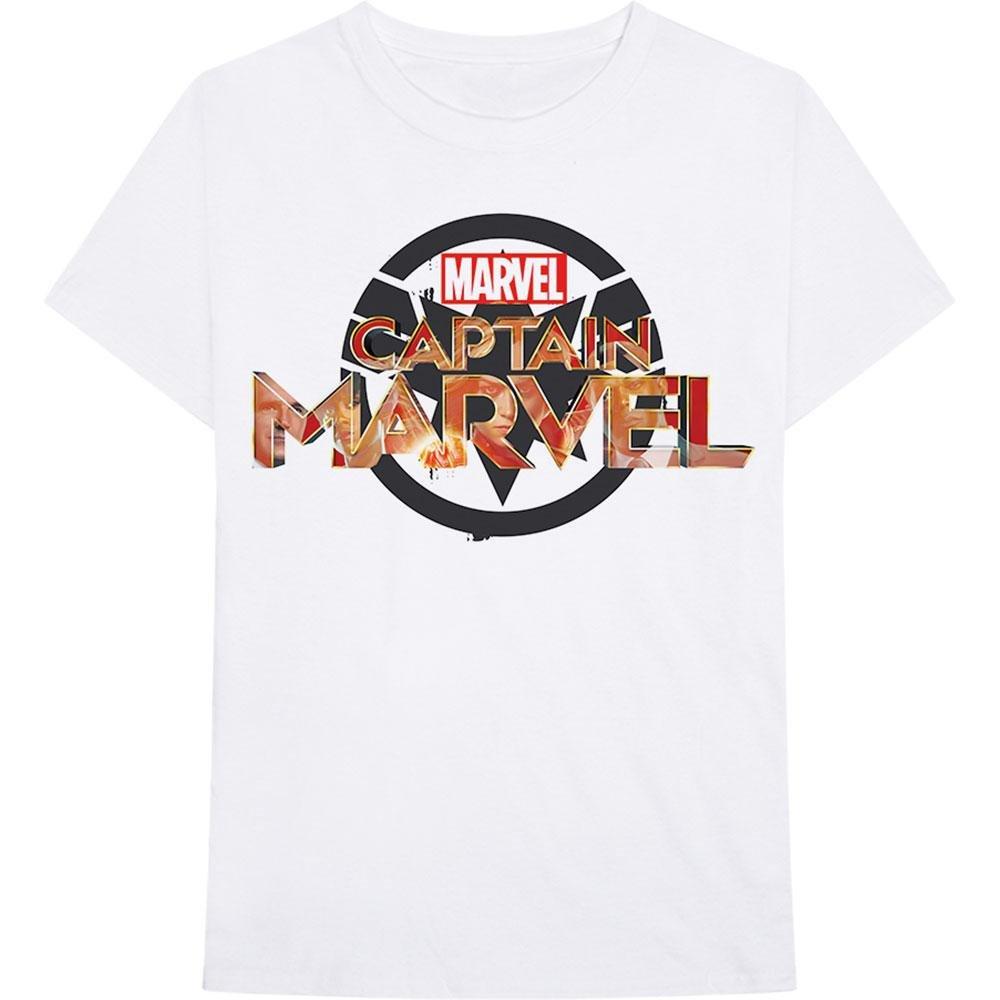 New Tshirt Damen Weiss L von Captain Marvel