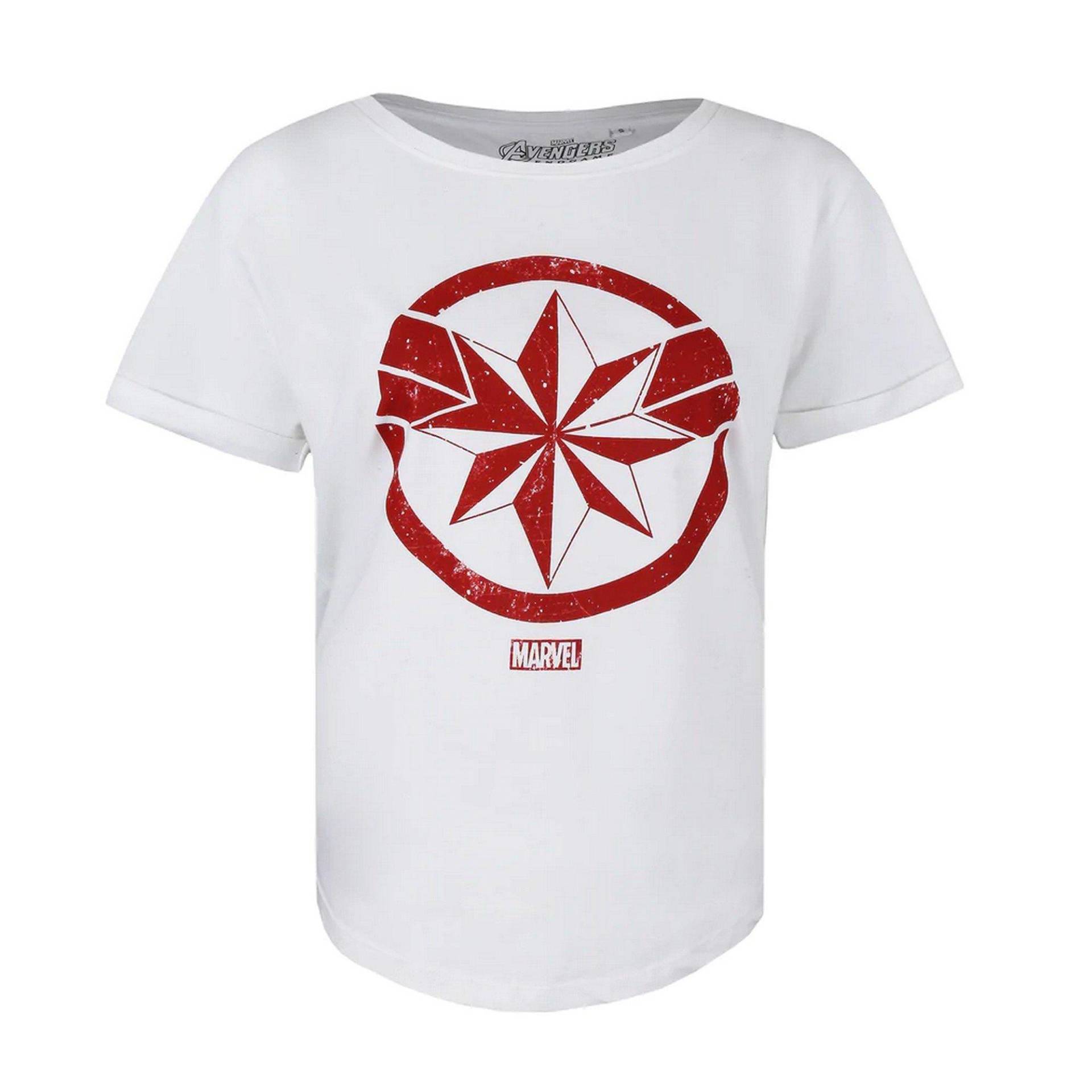 Tshirt Damen Weiss L von Captain Marvel