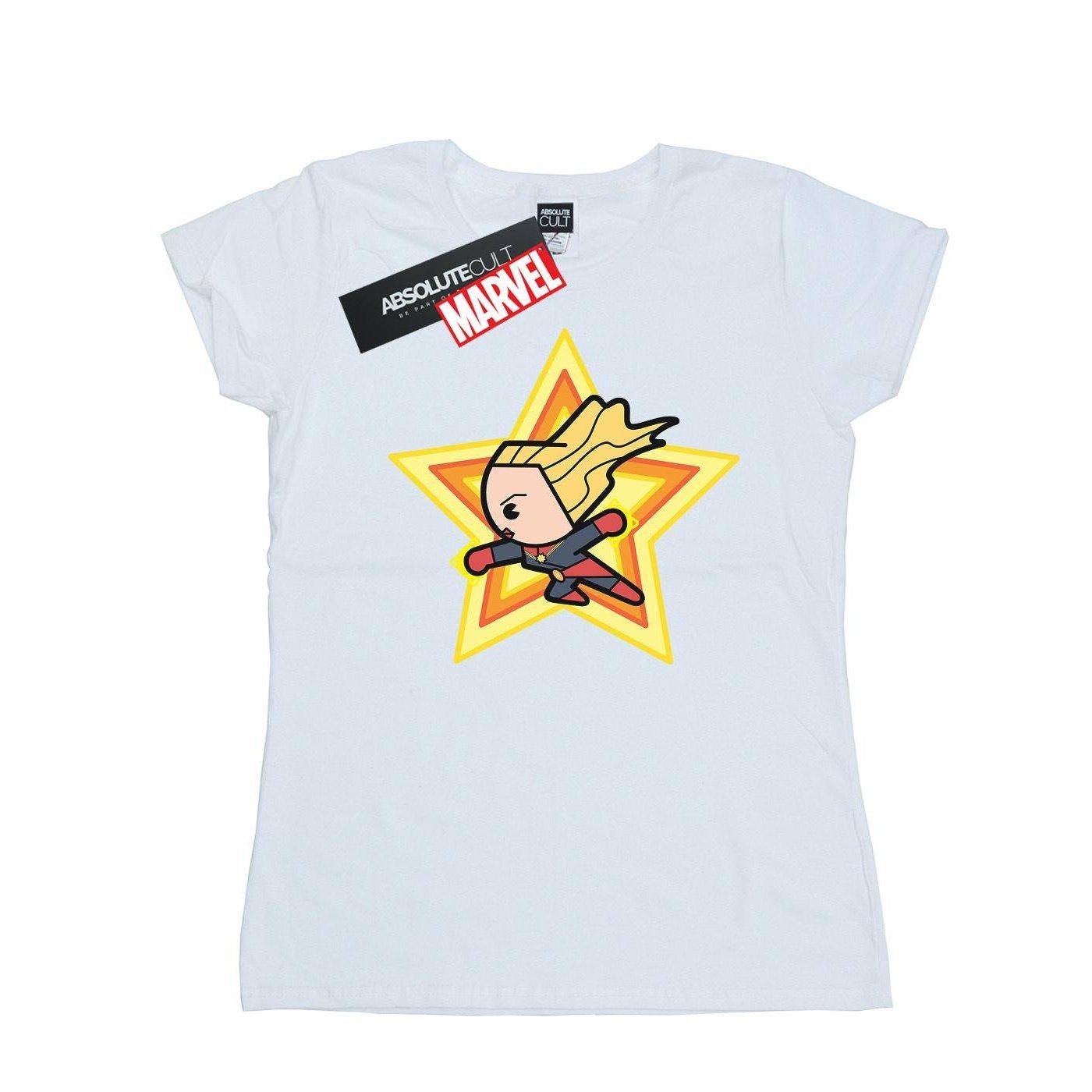 Tshirt Damen Weiss S von Captain Marvel