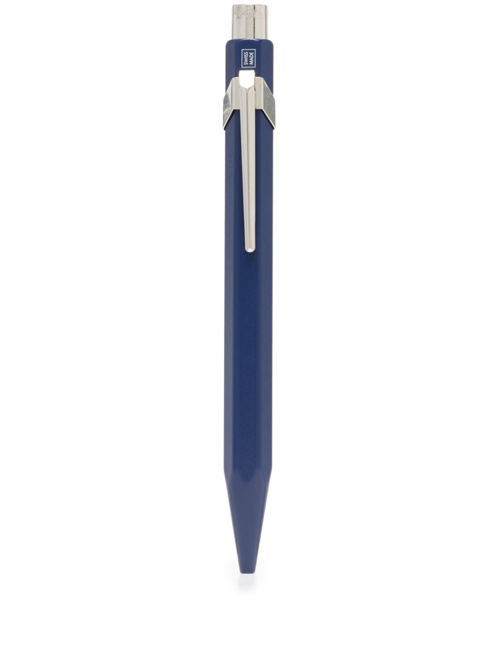 Caran d'Ache logo-engraved ballpoint pen - Blue von Caran d'Ache