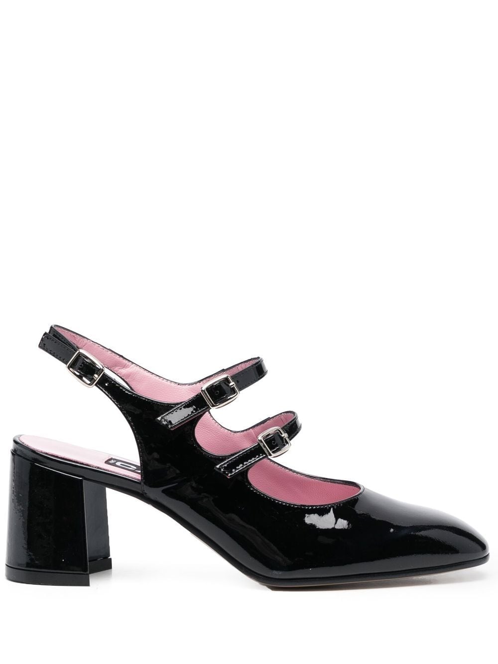 Carel Paris 70mm patent leather pumps - Black von Carel Paris