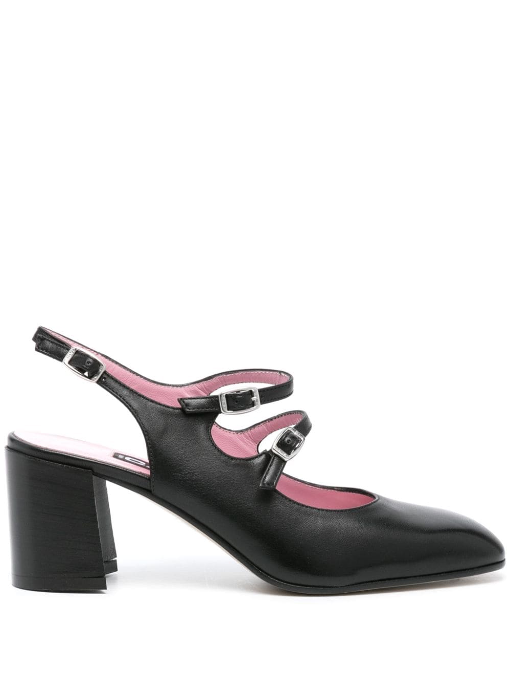 Carel Paris Banana 60mm slingback Mary Janes - Black von Carel Paris