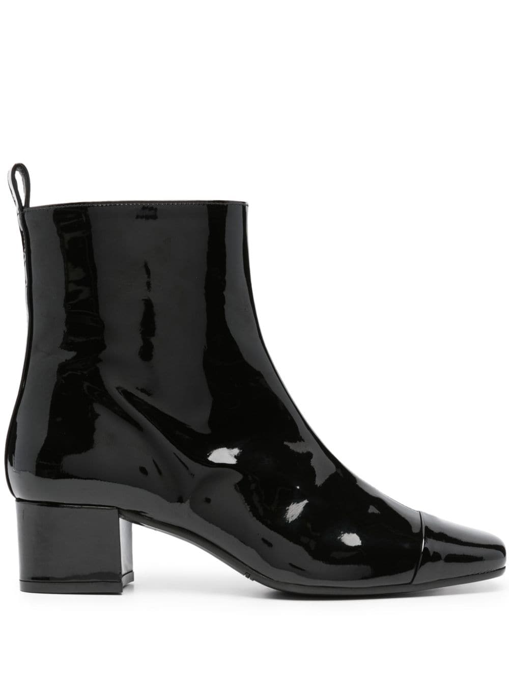 Carel Paris Estime patent-leather ankle boots - Black von Carel Paris