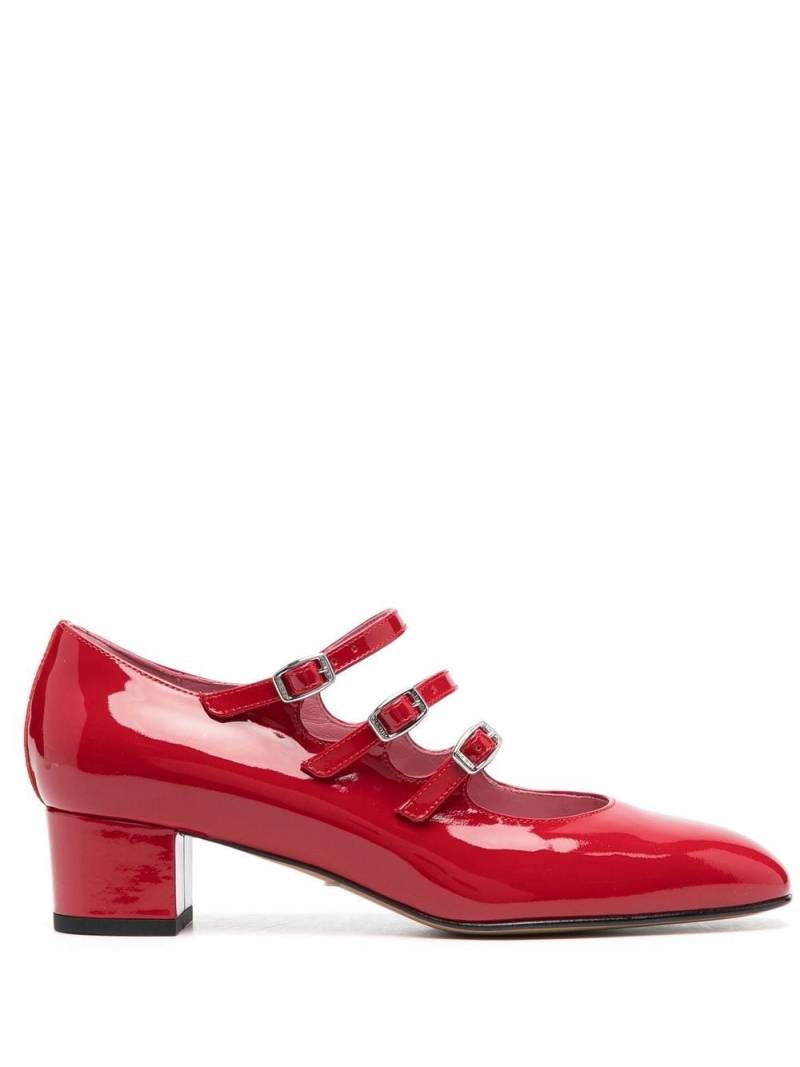 Carel Paris Kina 40mm buckled pumps - Red von Carel Paris