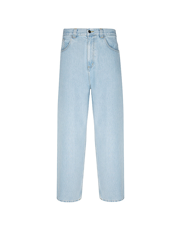 CARHARTT WIP Jeans Baggy Fit BRANDON hellblau | L von Carhartt WIP