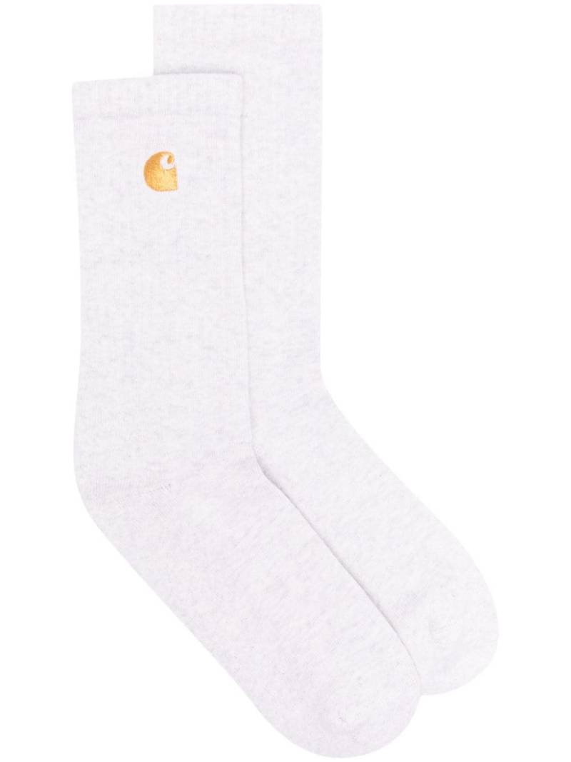 Carhartt WIP Chase logo-embroidered socks - Grey von Carhartt WIP