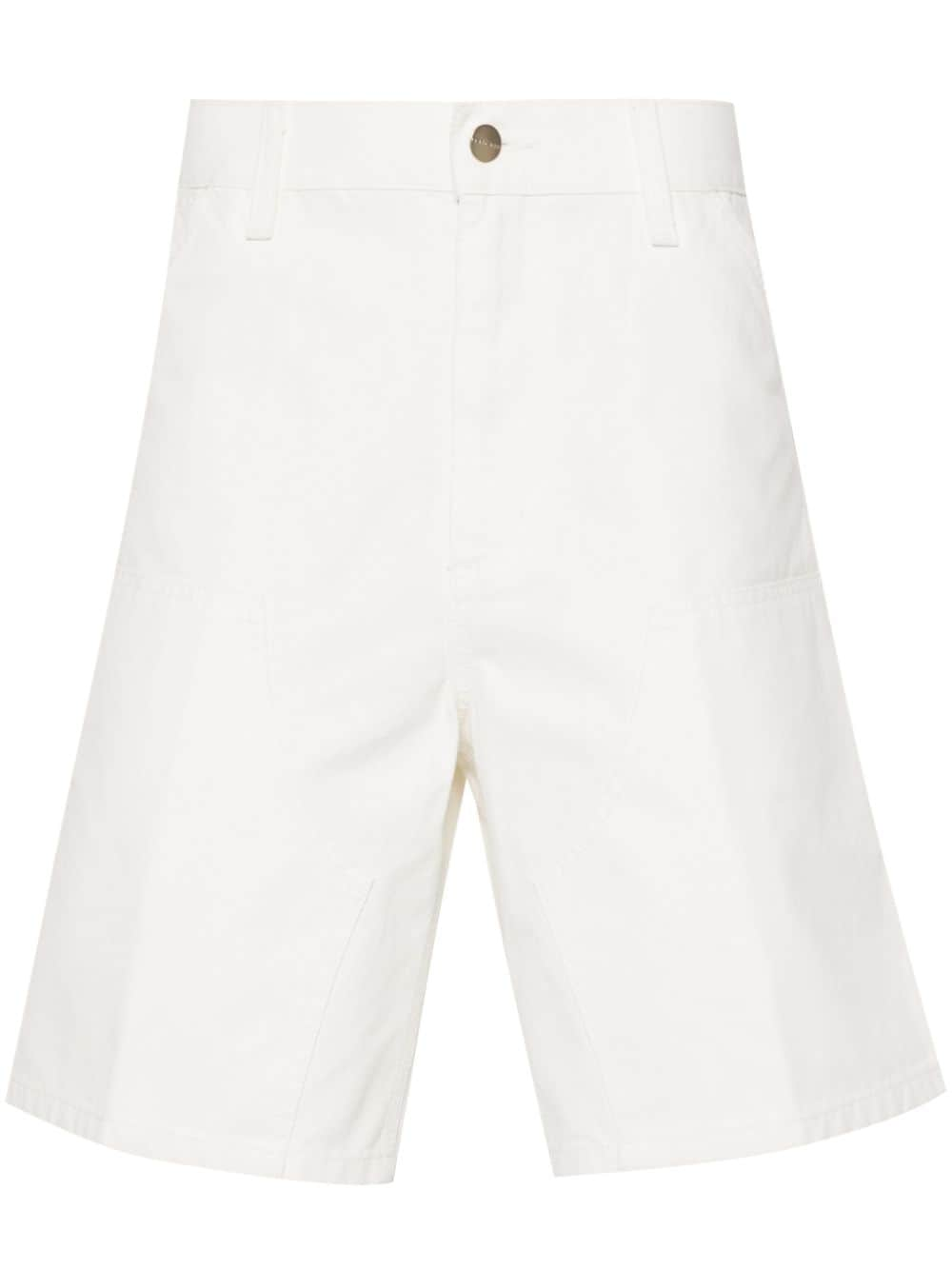 Carhartt WIP Double Knee cotton shorts - White von Carhartt WIP