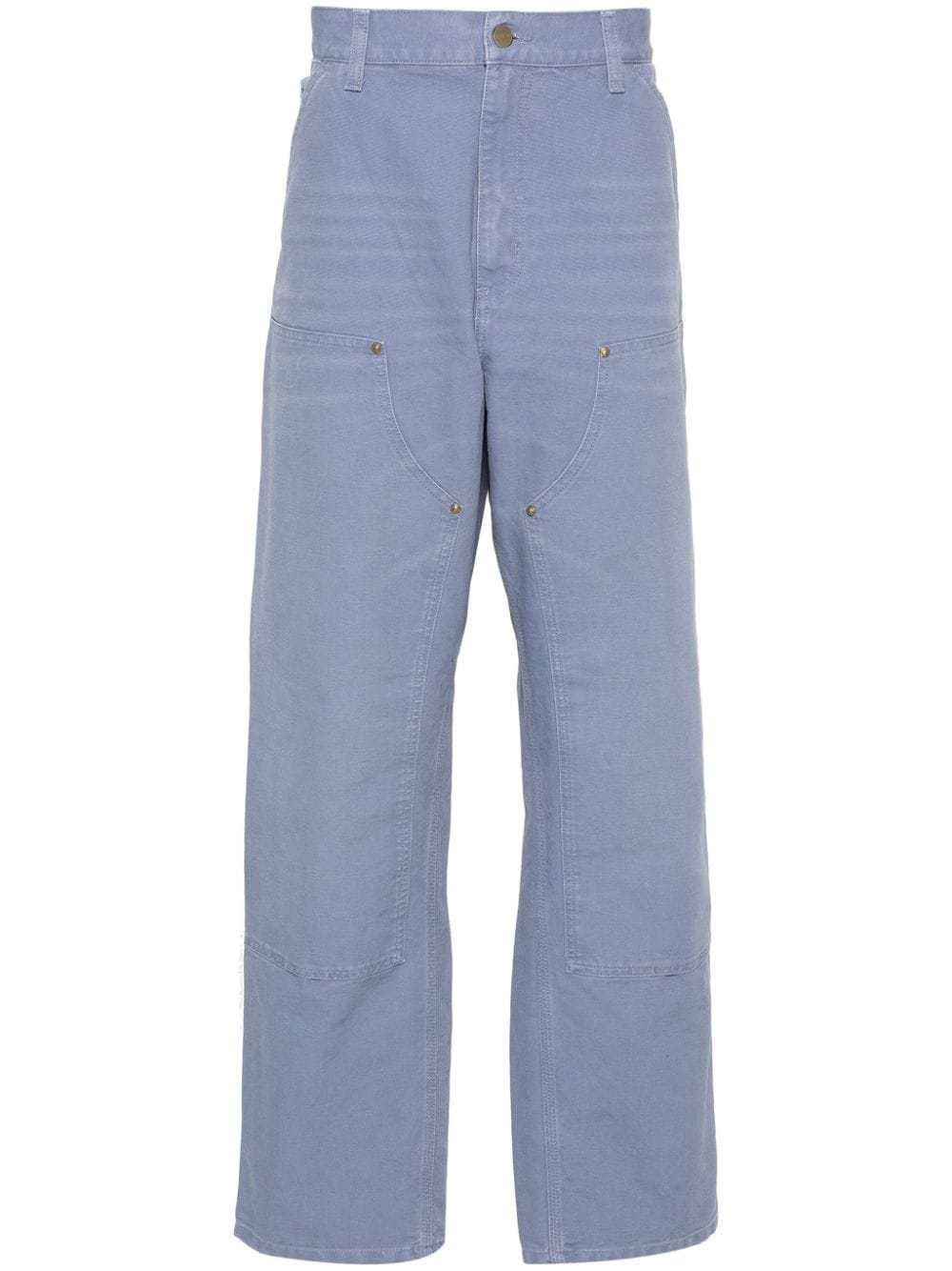Carhartt WIP Double Knee mid-waist straight-leg trousers - Blue von Carhartt WIP