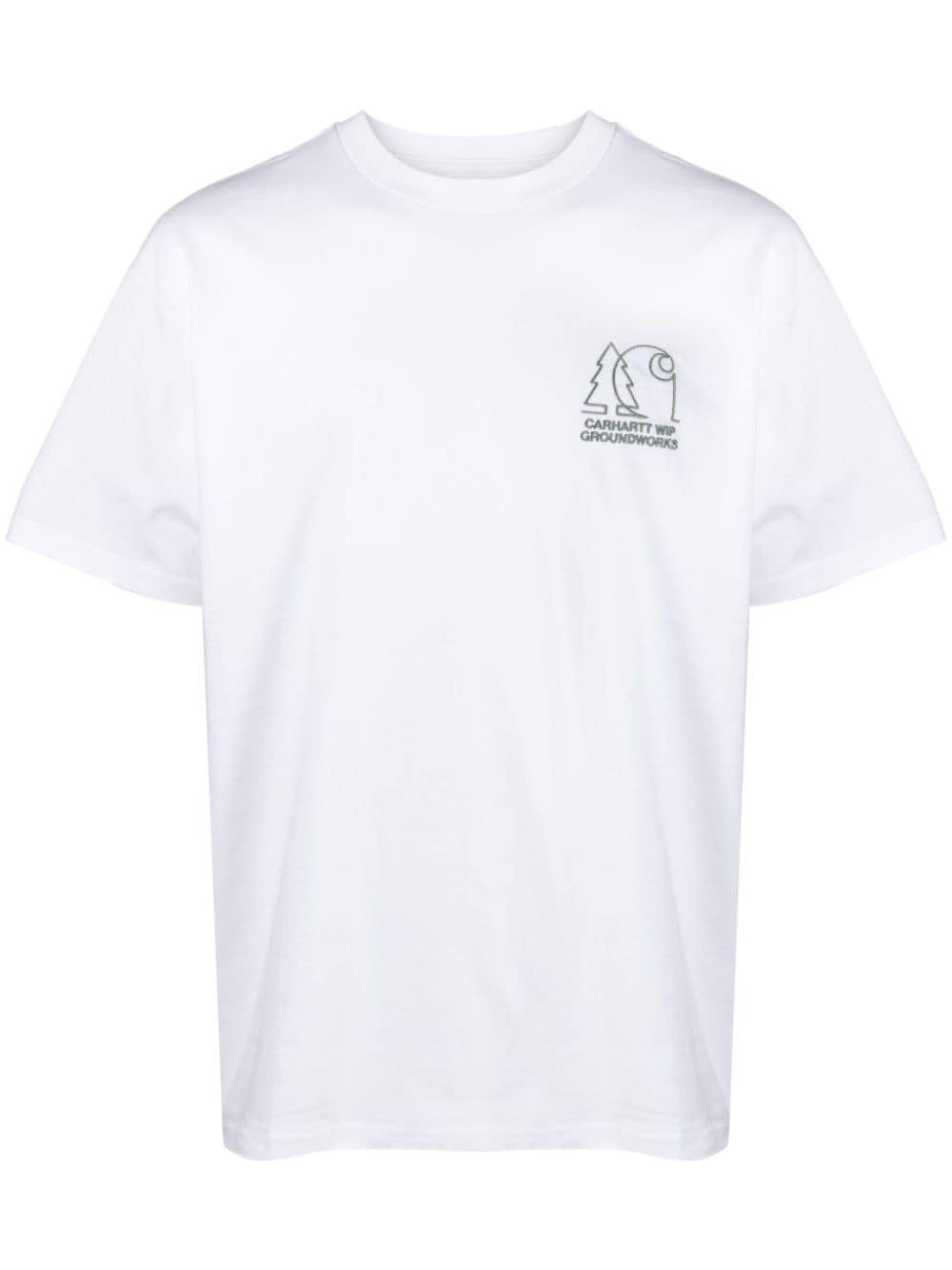 Carhartt WIP Groundworks organic cotton T-shirt - White von Carhartt WIP