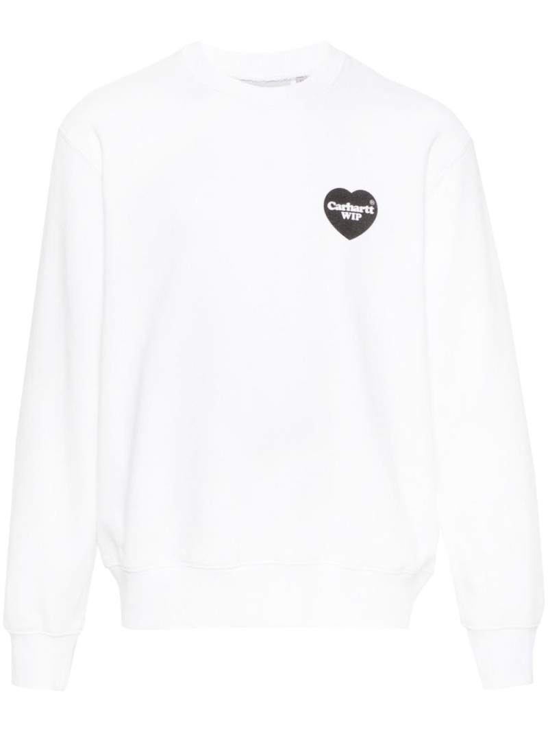 Carhartt WIP Heart Bandana logo-print sweatshirt - White von Carhartt WIP