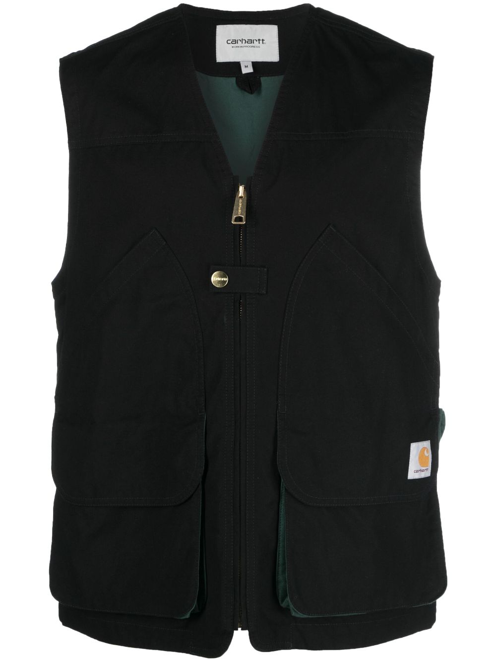Carhartt WIP Heston panelled utility vest - Black von Carhartt WIP