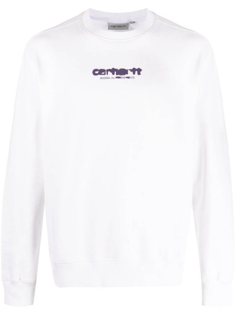 Carhartt WIP Ink Bleed cotton sweatshirt - White von Carhartt WIP