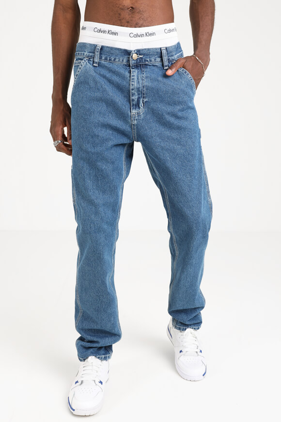 Carhartt WIP Relaxed Straight Fit Jeans L32 | Blue Stone Wash | Herren  | 30/32 von Carhartt WIP