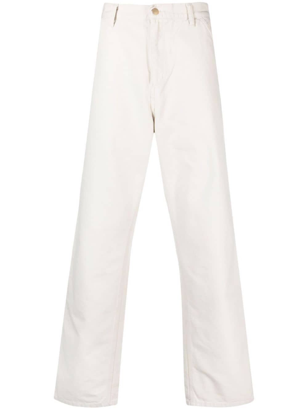 Carhartt WIP Single Knee canvas trousers - White von Carhartt WIP