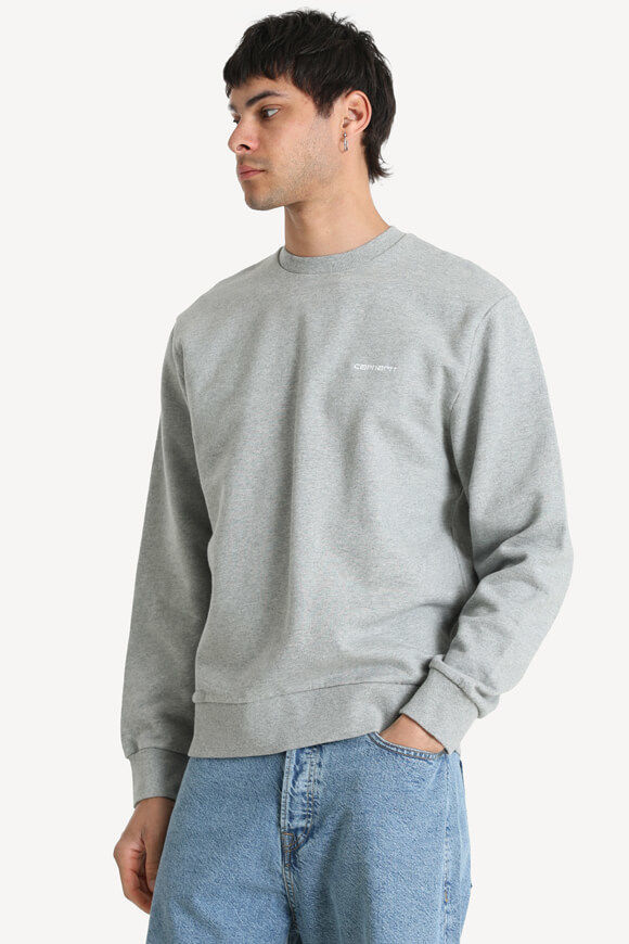 Carhartt WIP Sweatshirt | Grey Heather | Herren | S Carhartt WIP Sweatshirt | Grey Heather | Herren | S von Carhartt WIP