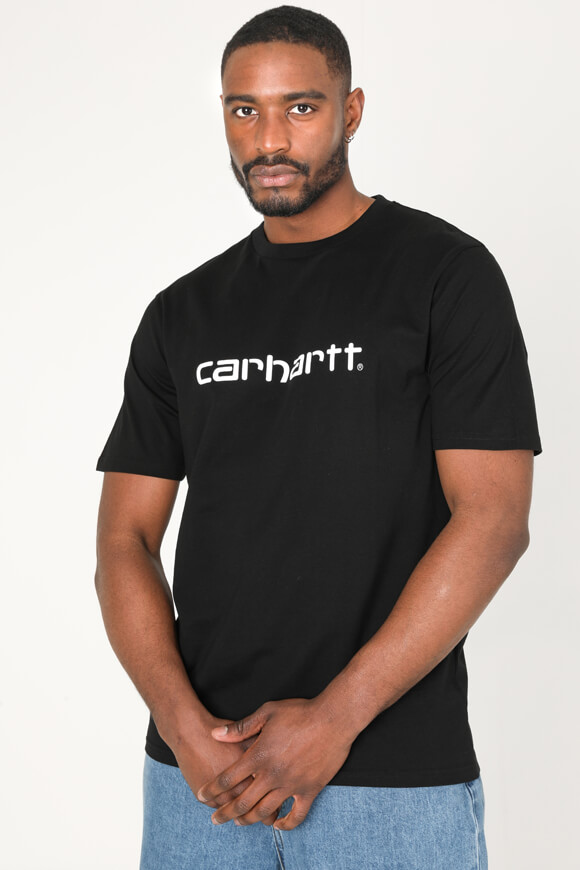 Carhartt WIP T-Shirt | Schwarz + Weiss | Herren  | L von Carhartt WIP