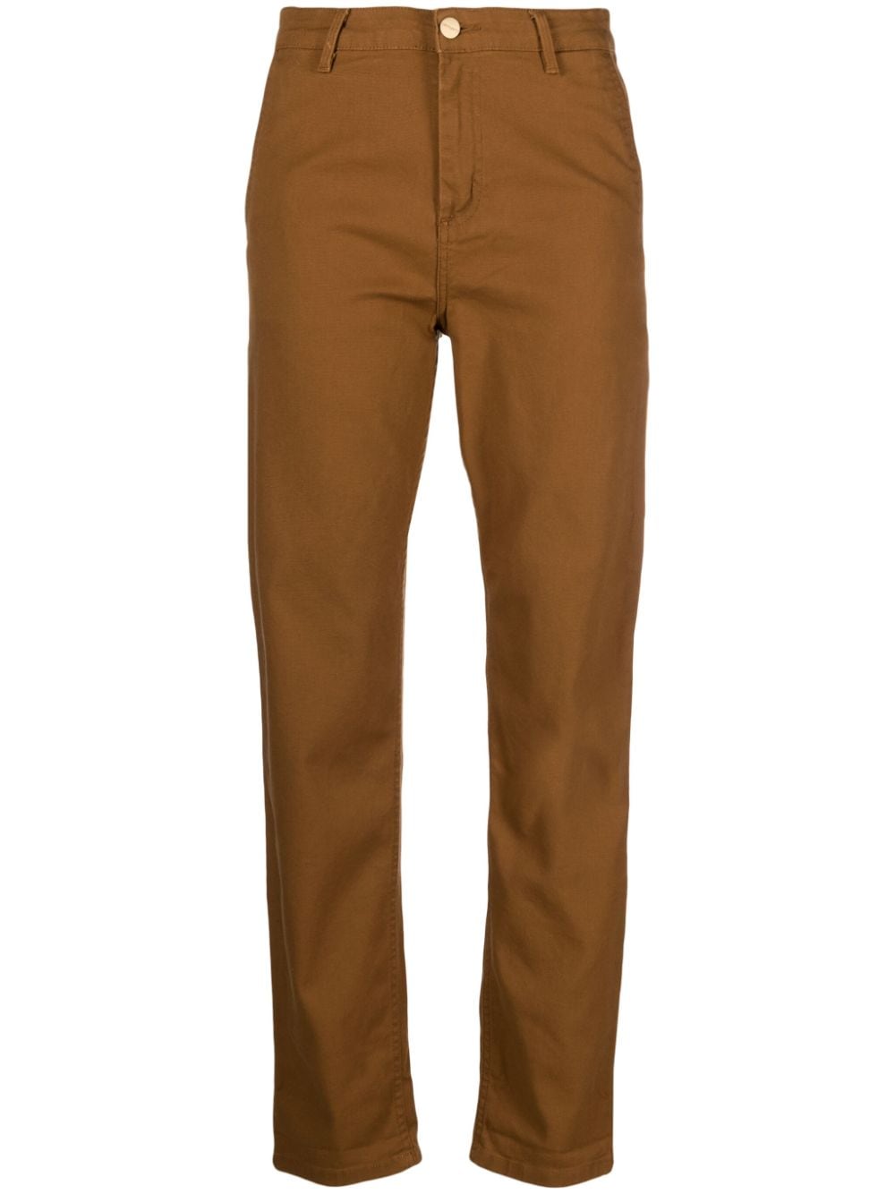 Carhartt WIP W' Pierce logo-patch canvas straight trousers - Brown von Carhartt WIP