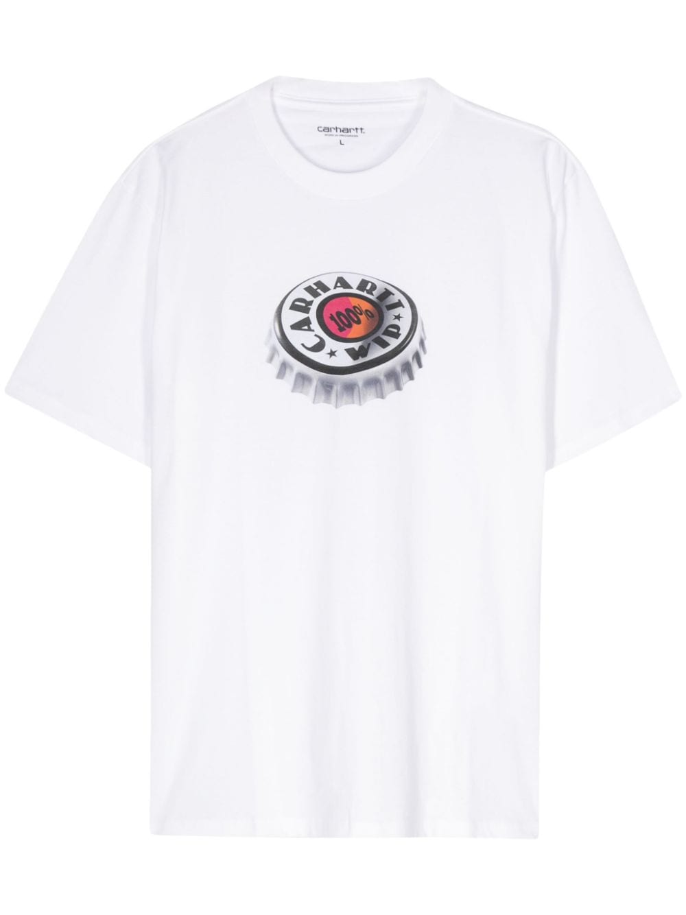 Carhartt WIP bottle cap-print T-shirt - White von Carhartt WIP