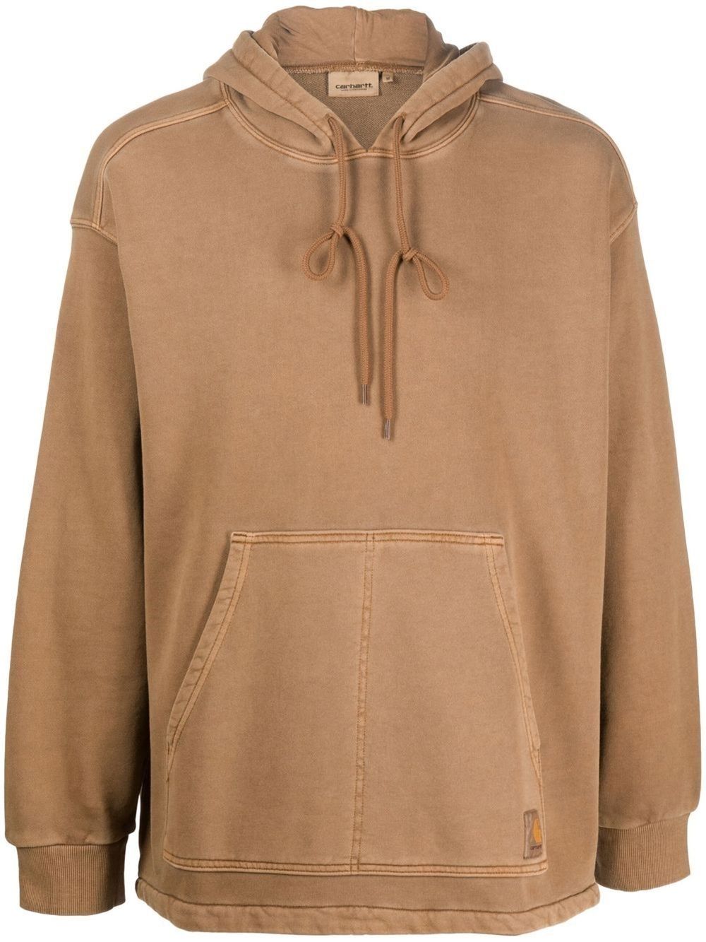 Carhartt WIP drawstring-hem cotton hoodie - Brown von Carhartt WIP