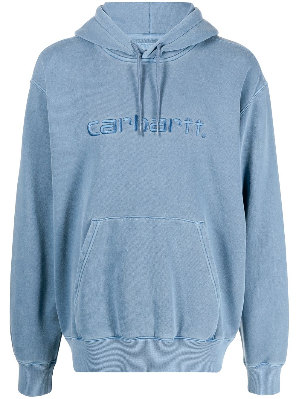 Carhartt WIP embroidered-logo hoodie - Blue von Carhartt WIP