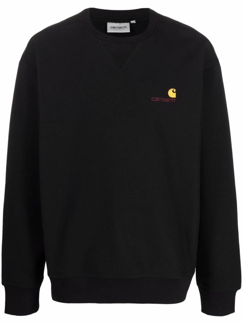 Carhartt WIP embroidered-logo jumper - Black von Carhartt WIP