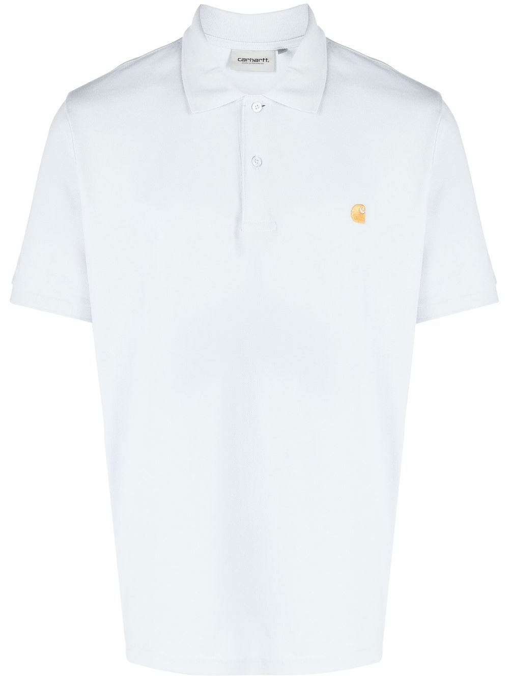 Carhartt WIP embroidered-logo polo shirt - Blue von Carhartt WIP