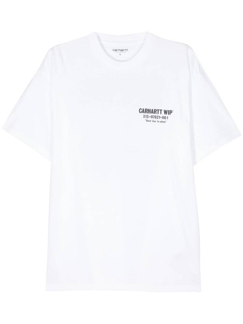 Carhartt WIP graphic-print cotton T-shirt - White von Carhartt WIP