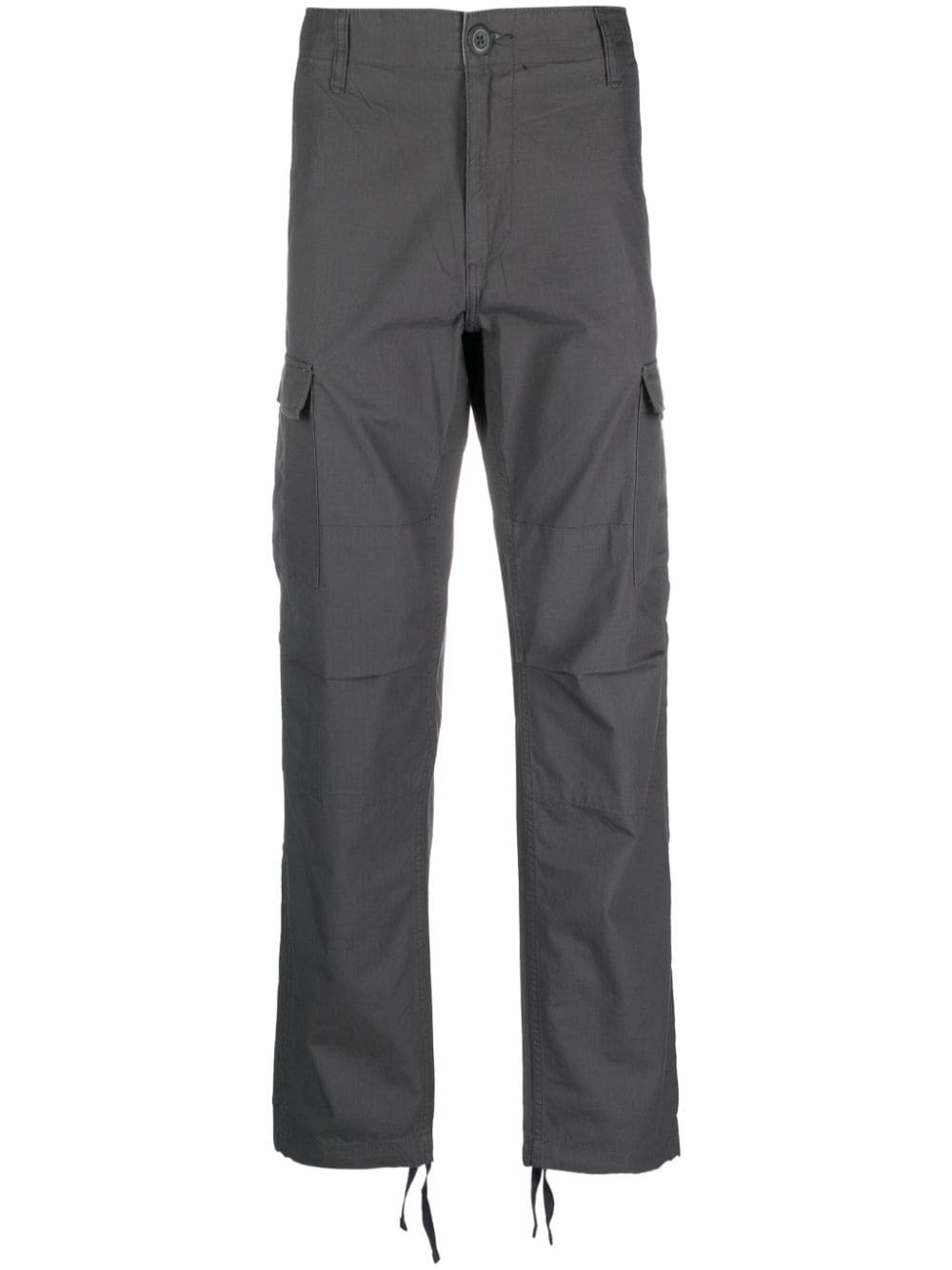 Carhartt WIP logo-appliqué cotton cargo trousers - Grey von Carhartt WIP
