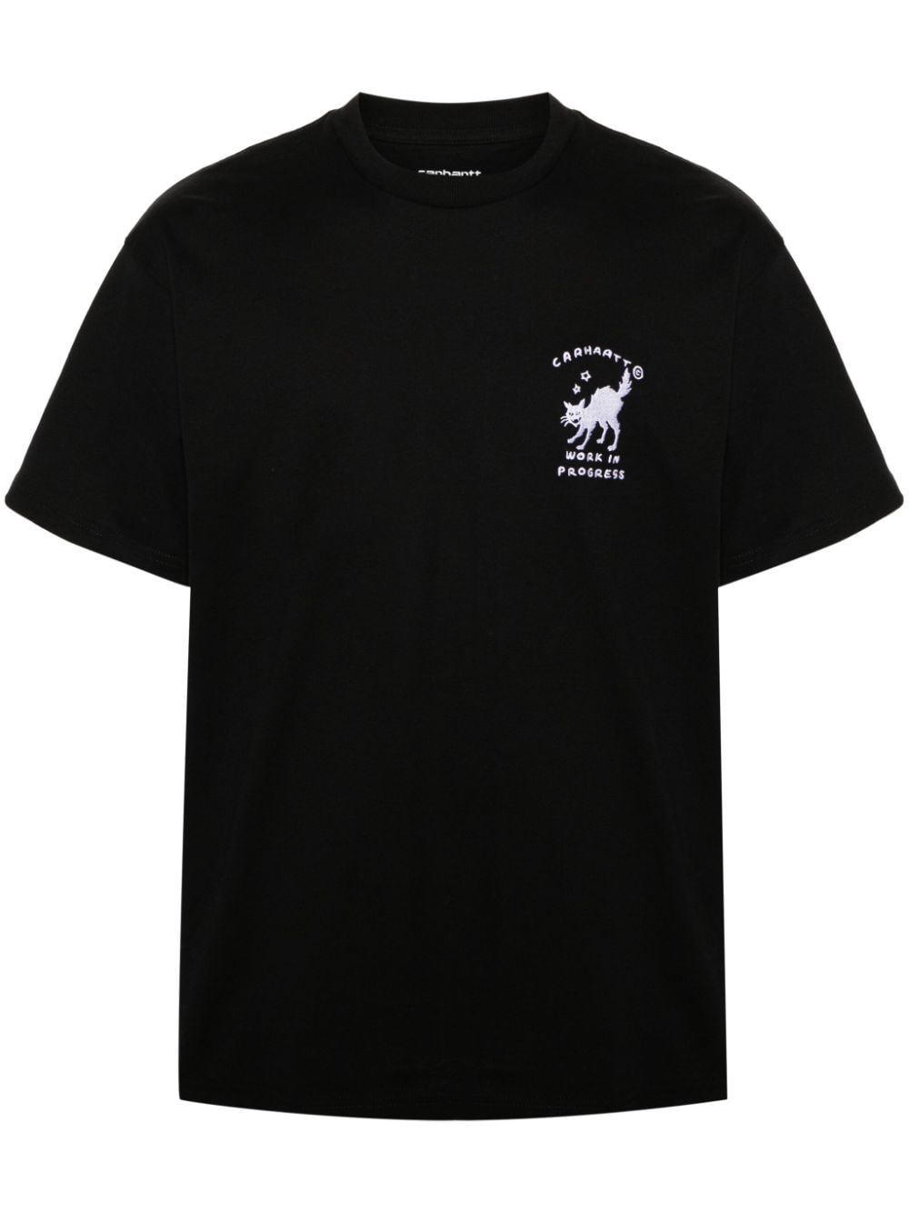 Carhartt WIP logo-embroidered cotton T-shirt - Black von Carhartt WIP