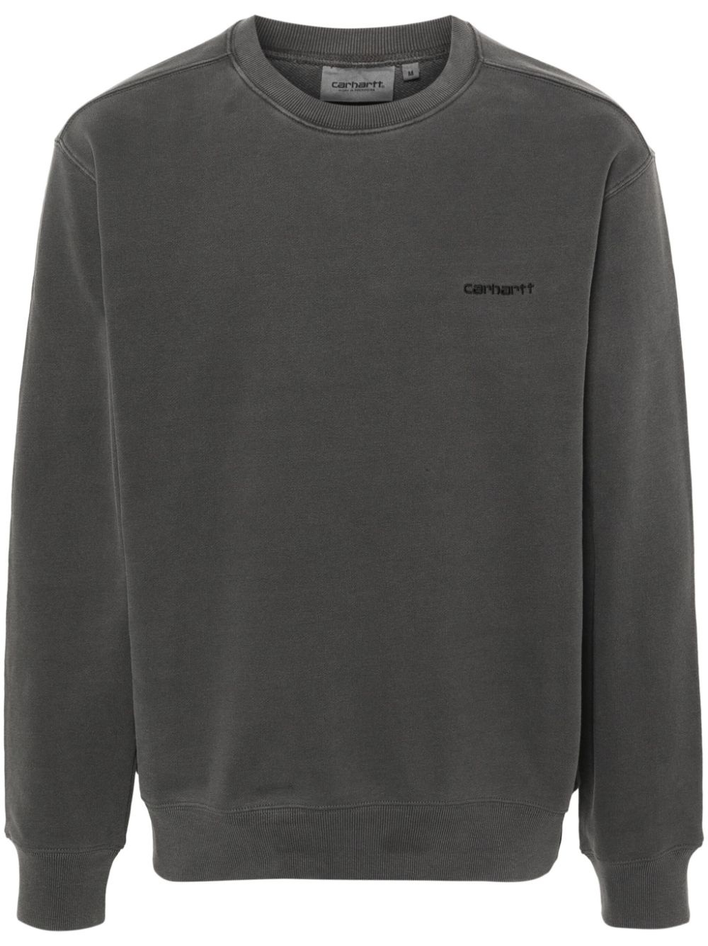 Carhartt WIP logo-embroidered cotton sweatshirt - Grey von Carhartt WIP