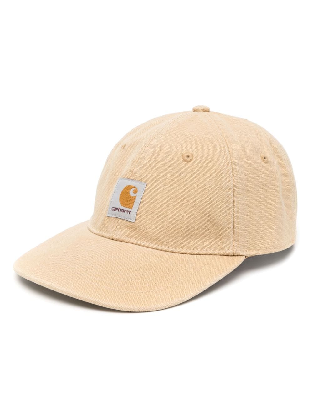 Carhartt WIP logo-patch canvas cap - Neutrals von Carhartt WIP