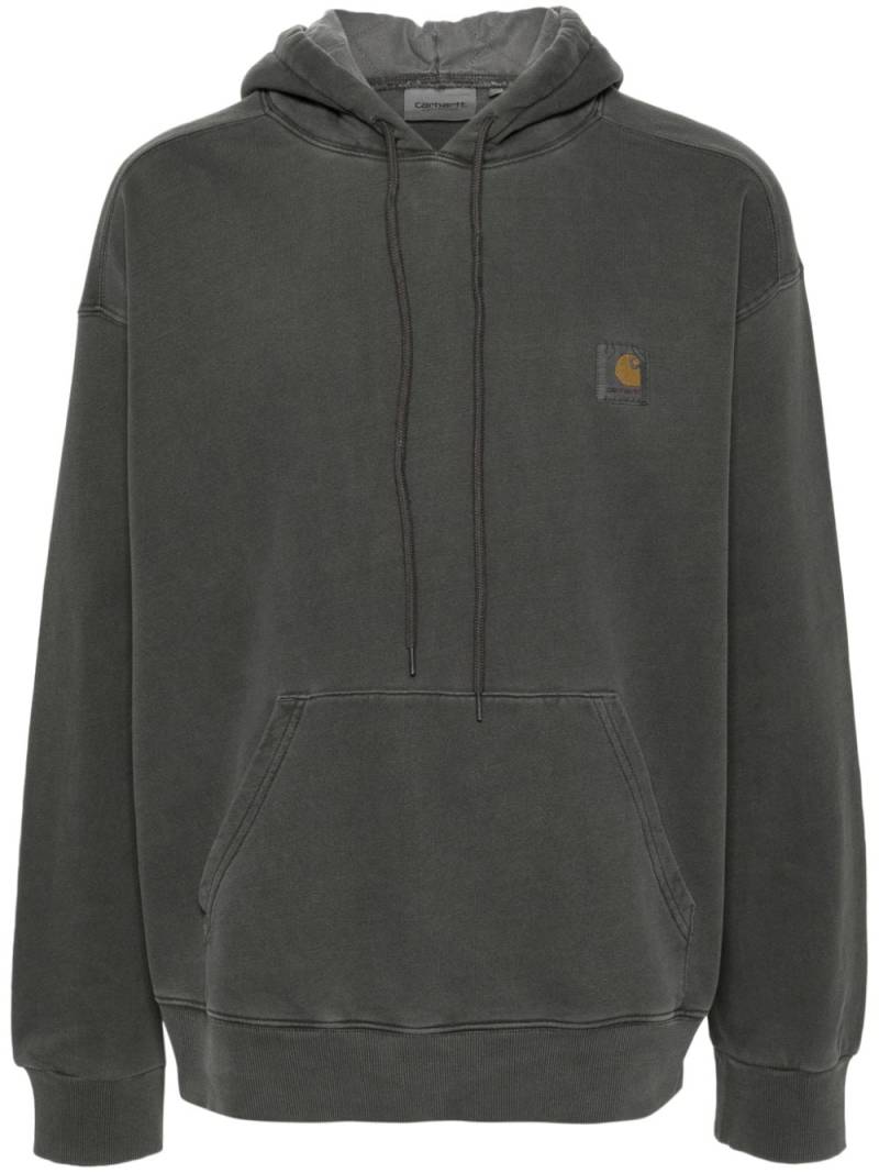 Carhartt WIP logo-patch cotton hoodie - Grey von Carhartt WIP