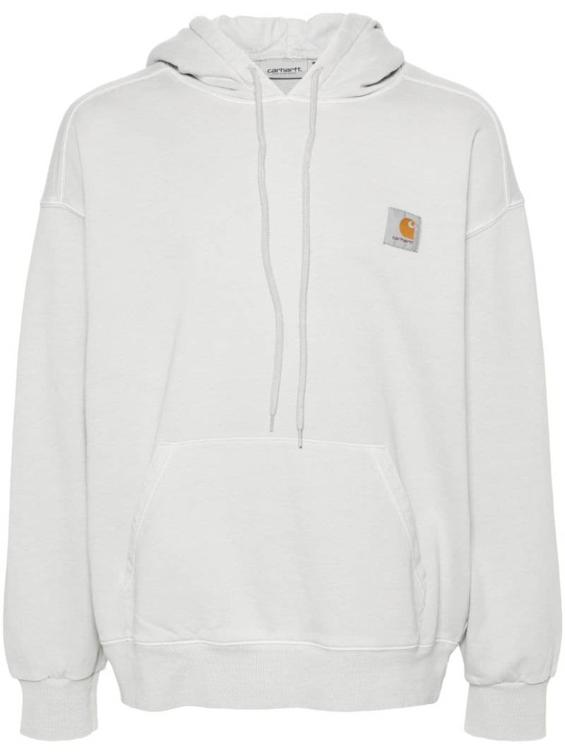 Carhartt WIP logo-patch cotton hoodie - Grey von Carhartt WIP