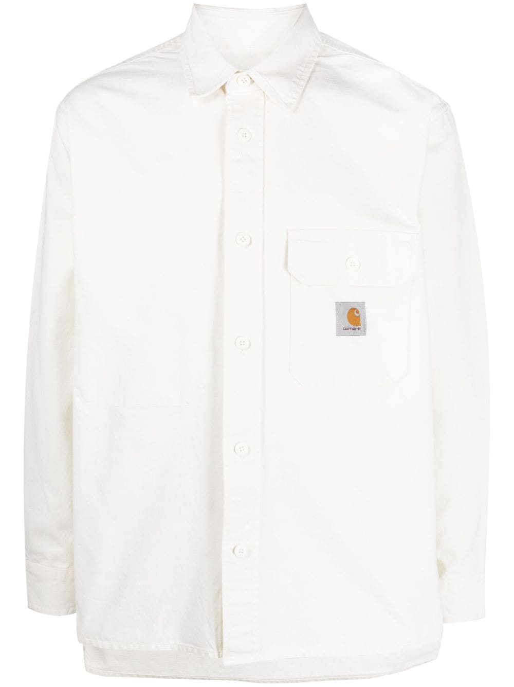 Carhartt WIP logo-patch cotton shirt - White von Carhartt WIP