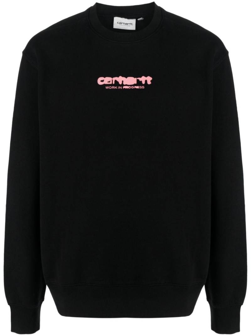 Carhartt WIP logo-print cotton sweatshirt - Black von Carhartt WIP