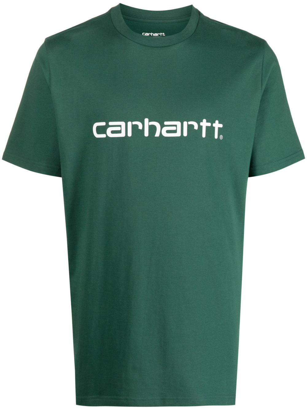 Carhartt WIP logo-print short-sleeved T-shirt - Green von Carhartt WIP