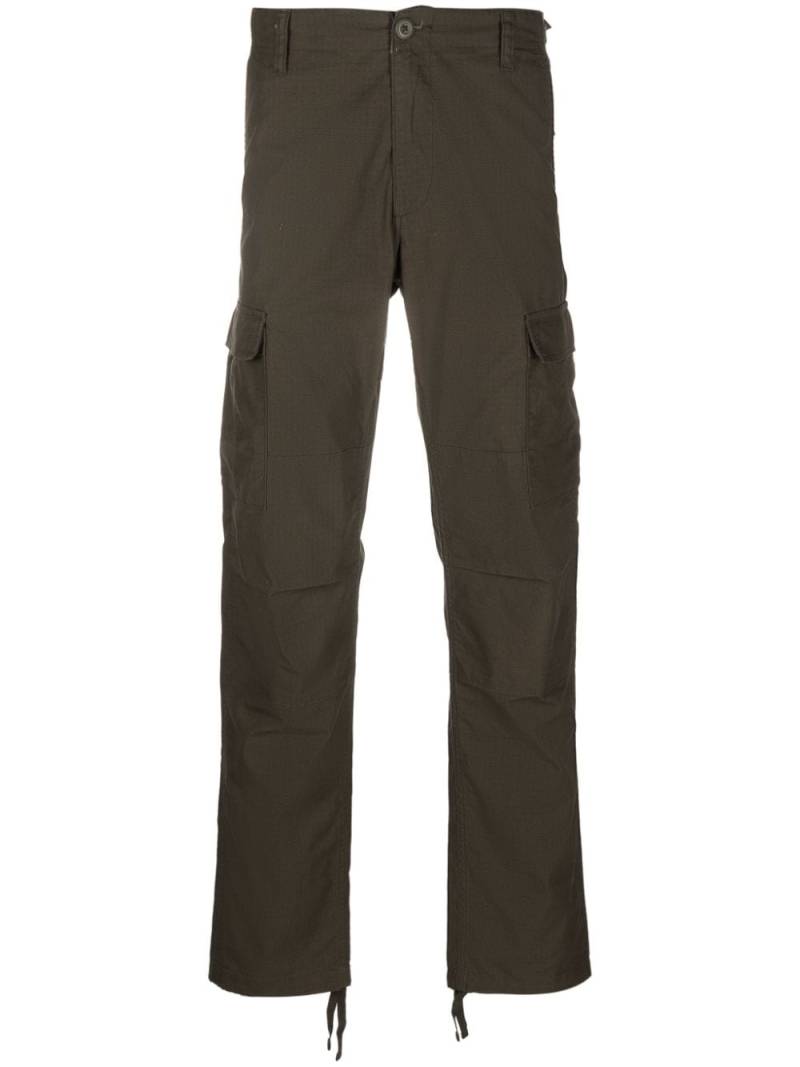 Carhartt WIP mid-rise cotton trousers - Green von Carhartt WIP