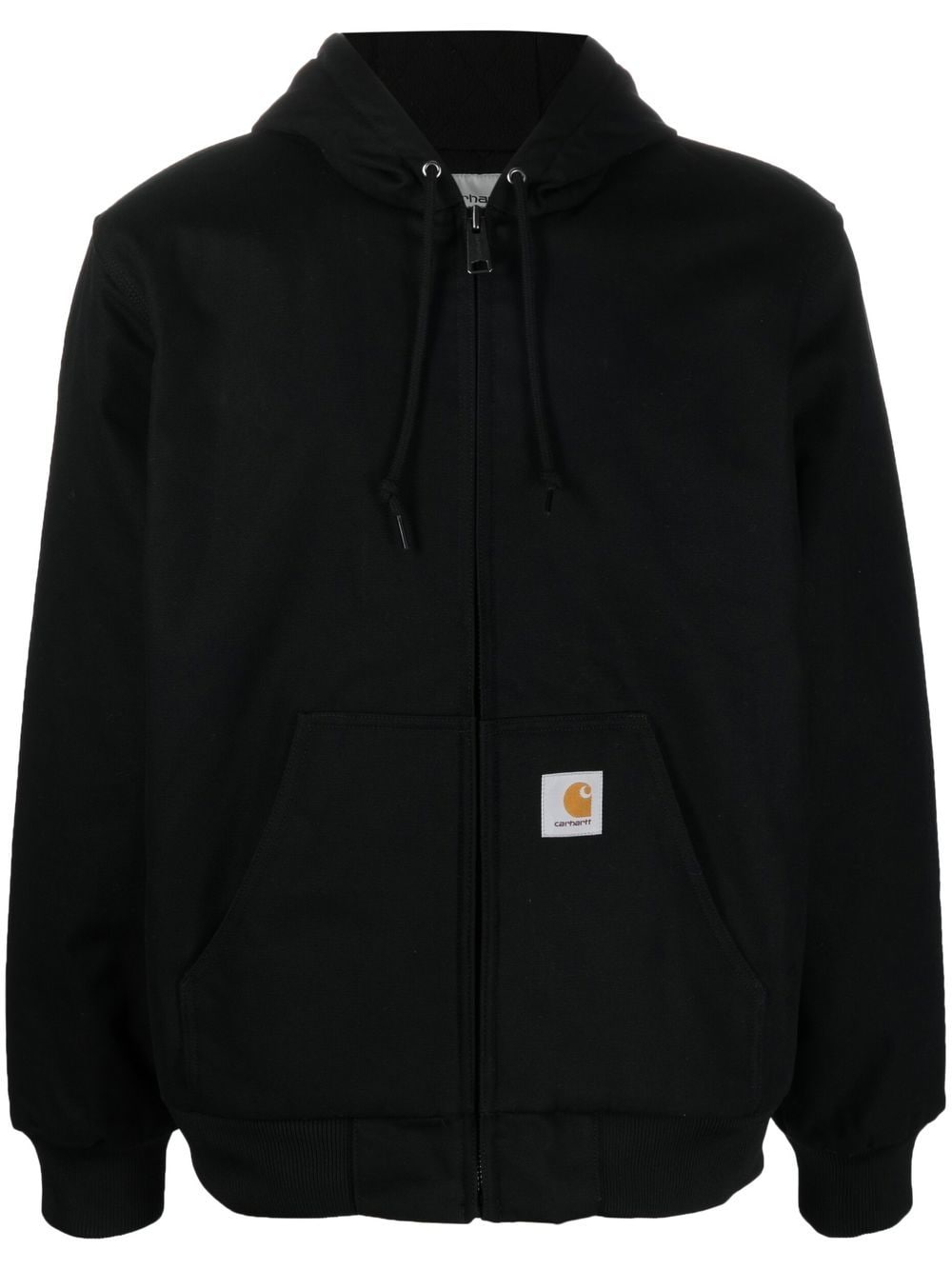 Carhartt WIP organic cotton hooded jacket - Black von Carhartt WIP