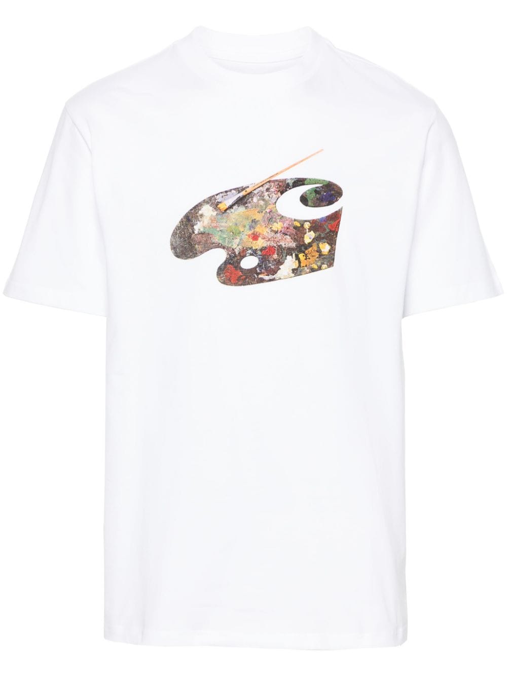 Carhartt WIP palette-print cotton T-shirt - White von Carhartt WIP