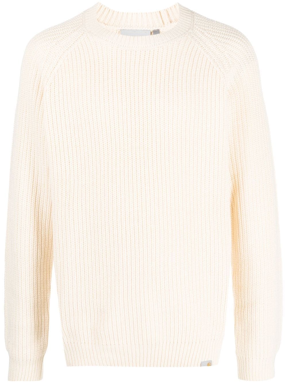 Carhartt WIP purl-knit ribbed-trim jumper - Neutrals von Carhartt WIP