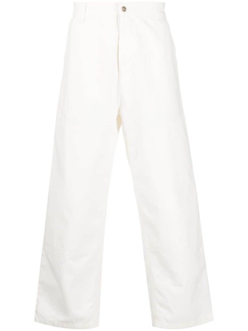 Carhartt WIP wide-panel cotton trousers - White von Carhartt WIP