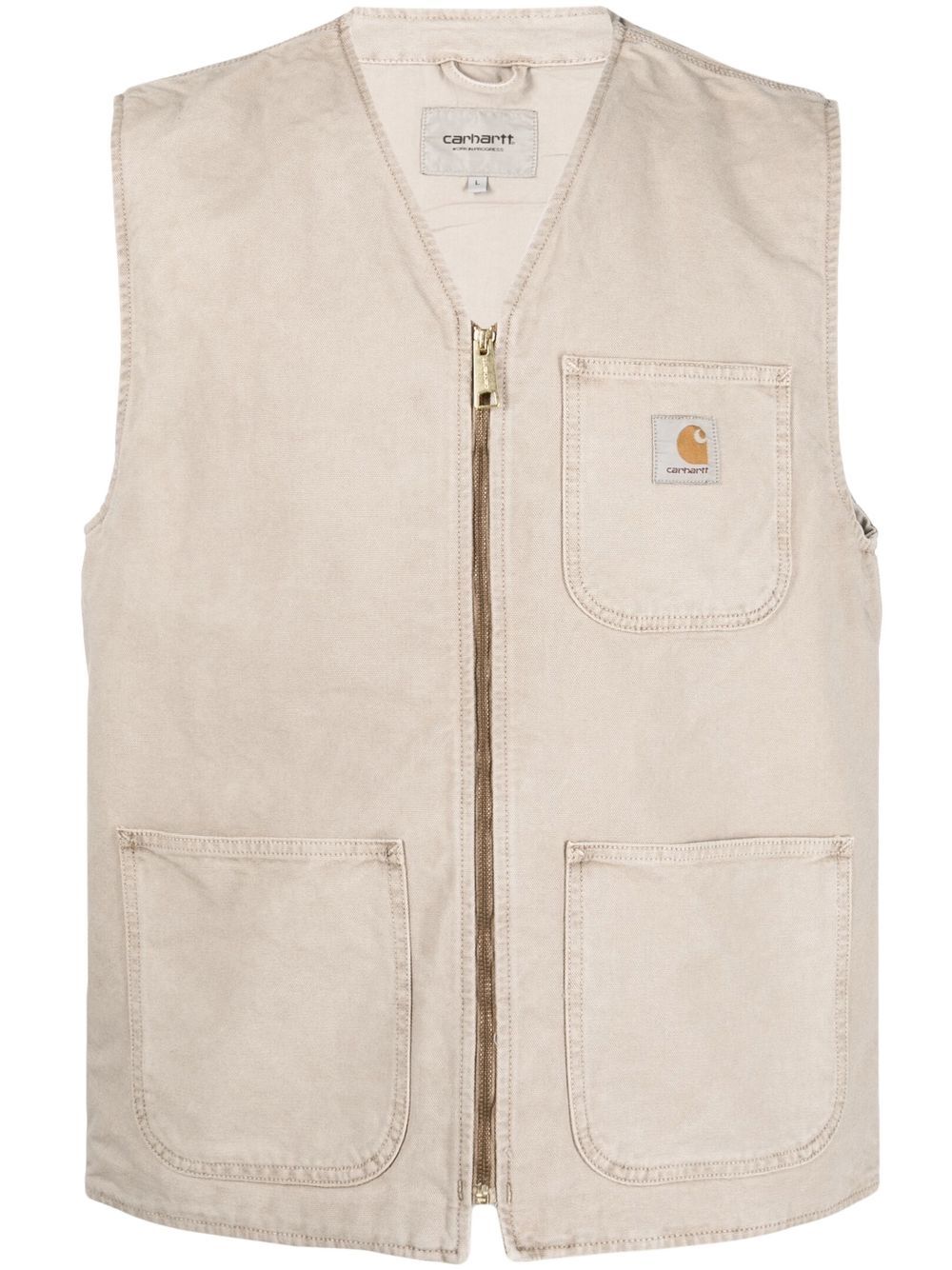 Carhartt WIP zipped gilet jacket - Neutrals von Carhartt WIP