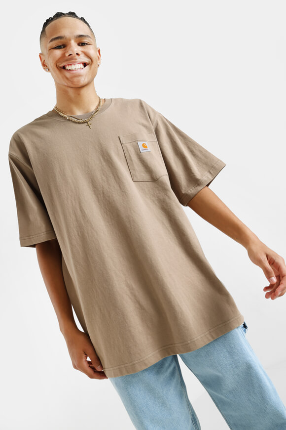 Carhartt Workwear Pocket Oversize T-Shirt | Desert | Herren  | S von Carhartt Workwear
