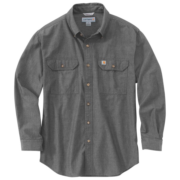 Carhartt - Loose Chambray L/S Shirt - Hemd Gr L;S;XL;XXL beige;grau von Carhartt